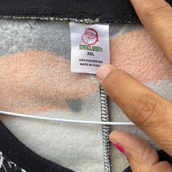 Dec.25th Ugly Christmas Sweater Jumper Kitty Cats Sz XXL Pajamas - Picture 5 of 9